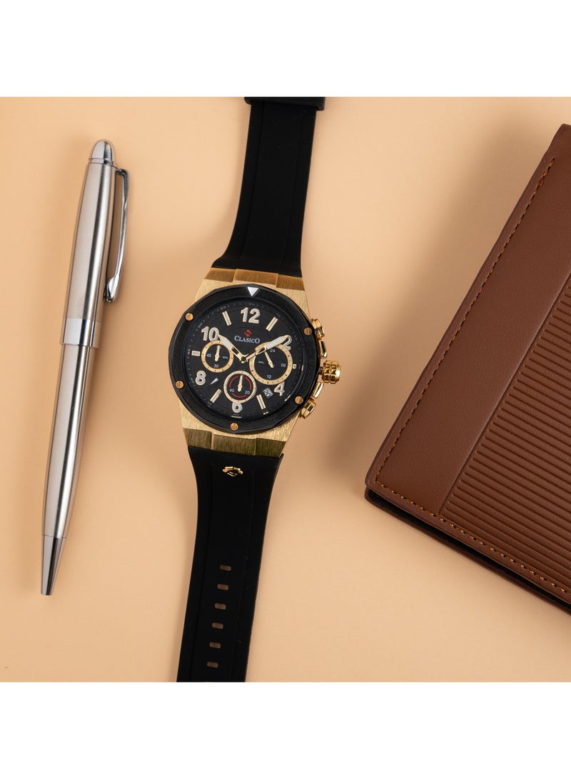 Clasico Men’s Luxury Gift Set – Analog Wrist Watch, Leather Wallet & Metal Pen | Elegant Gift for Men - Image 2